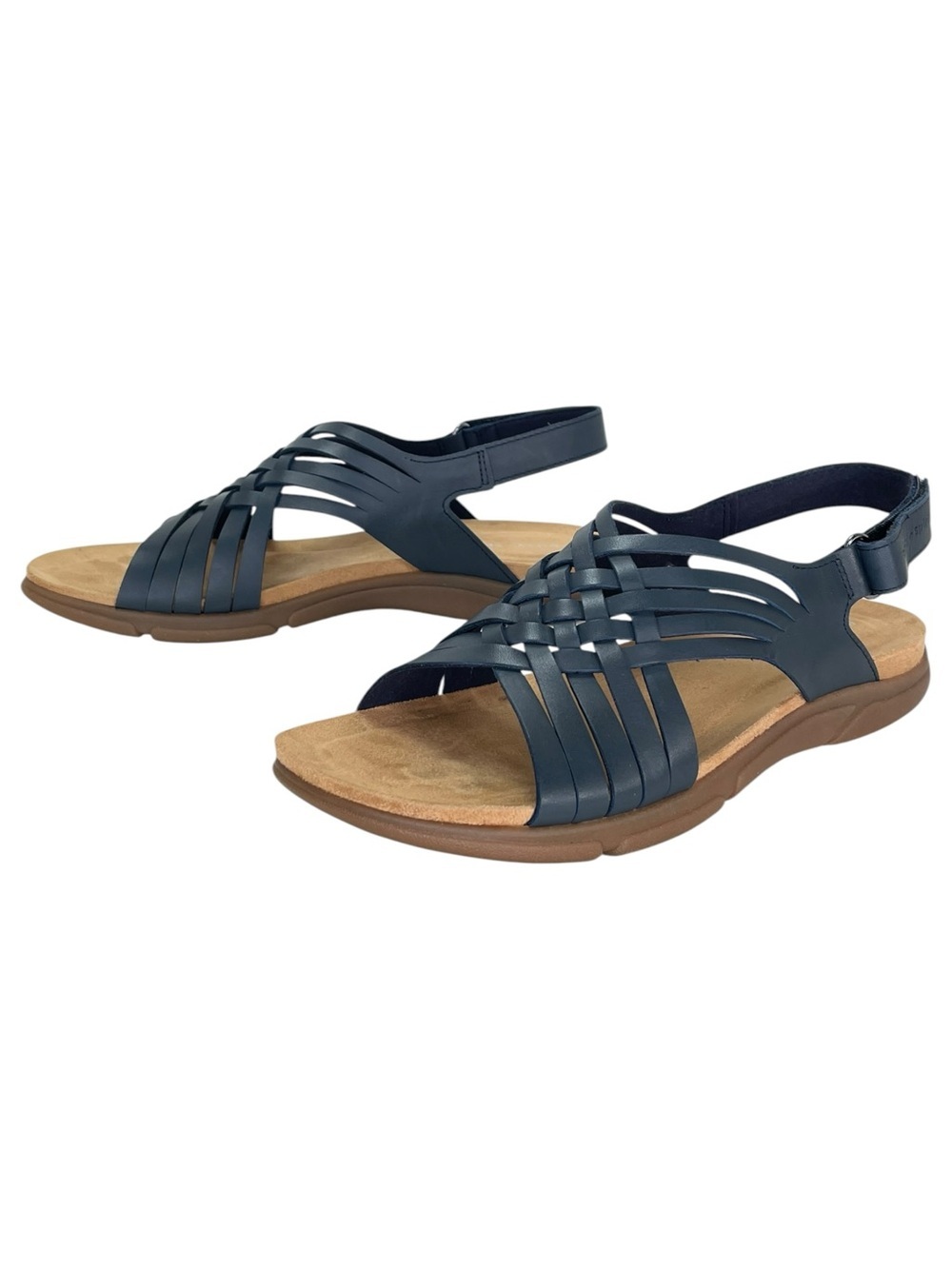 Easy Spirit Mar Dark Blue Leather Slingback Womens Sandals Size 9.5M - Picture 8 of 14